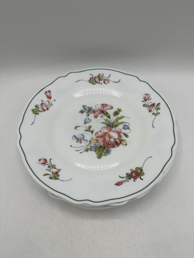 Lot 8 assiettes plates Arcopal Ronsard vintage – Image 2