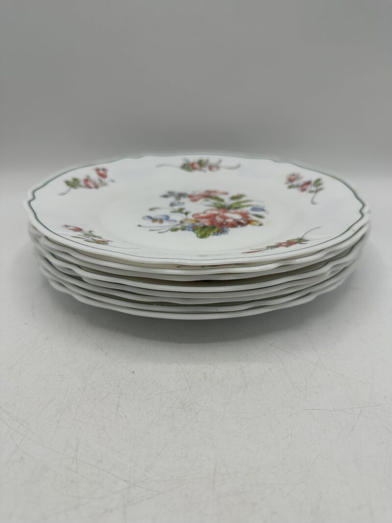 Lot 8 assiettes plates Arcopal Ronsard vintage – Image 3