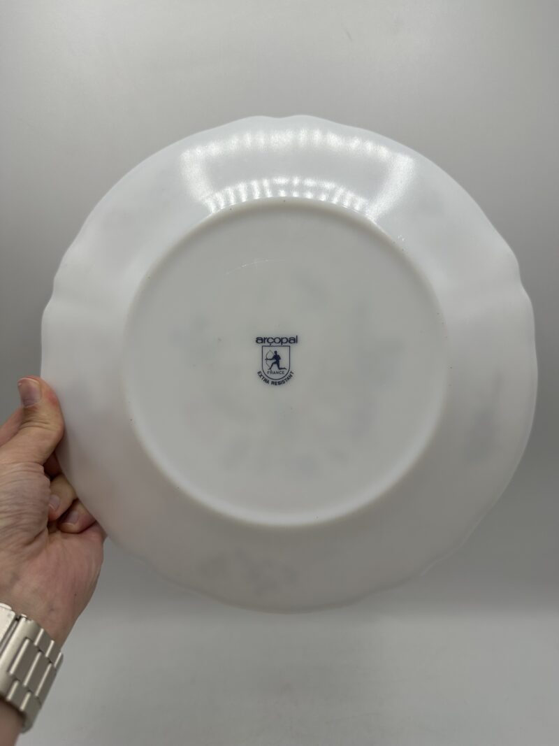 Lot 8 assiettes plates Arcopal Ronsard vintage – Image 5