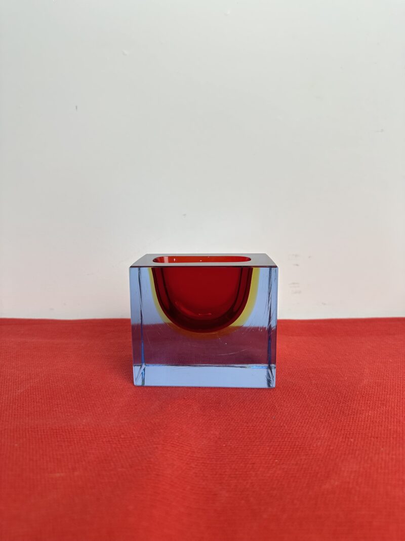 Cendrier ou vide poche Sommerso Murano 1960