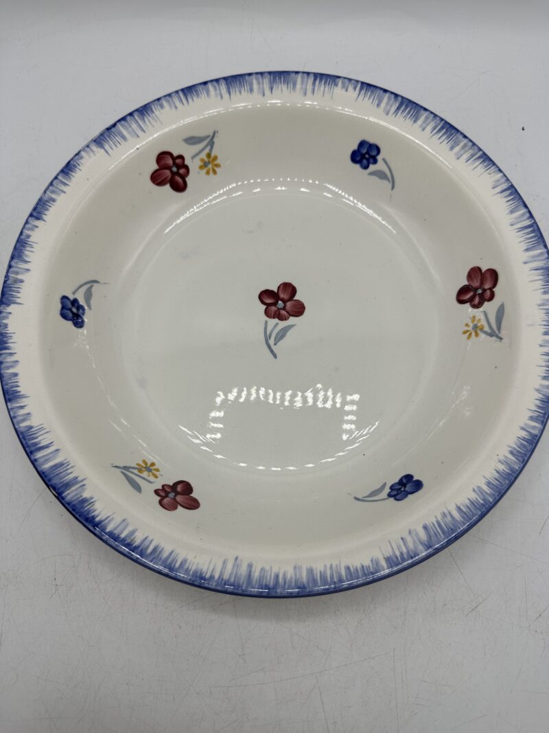 Plat rond creux Mary Lou Digoin Sarreguemines – Image 3