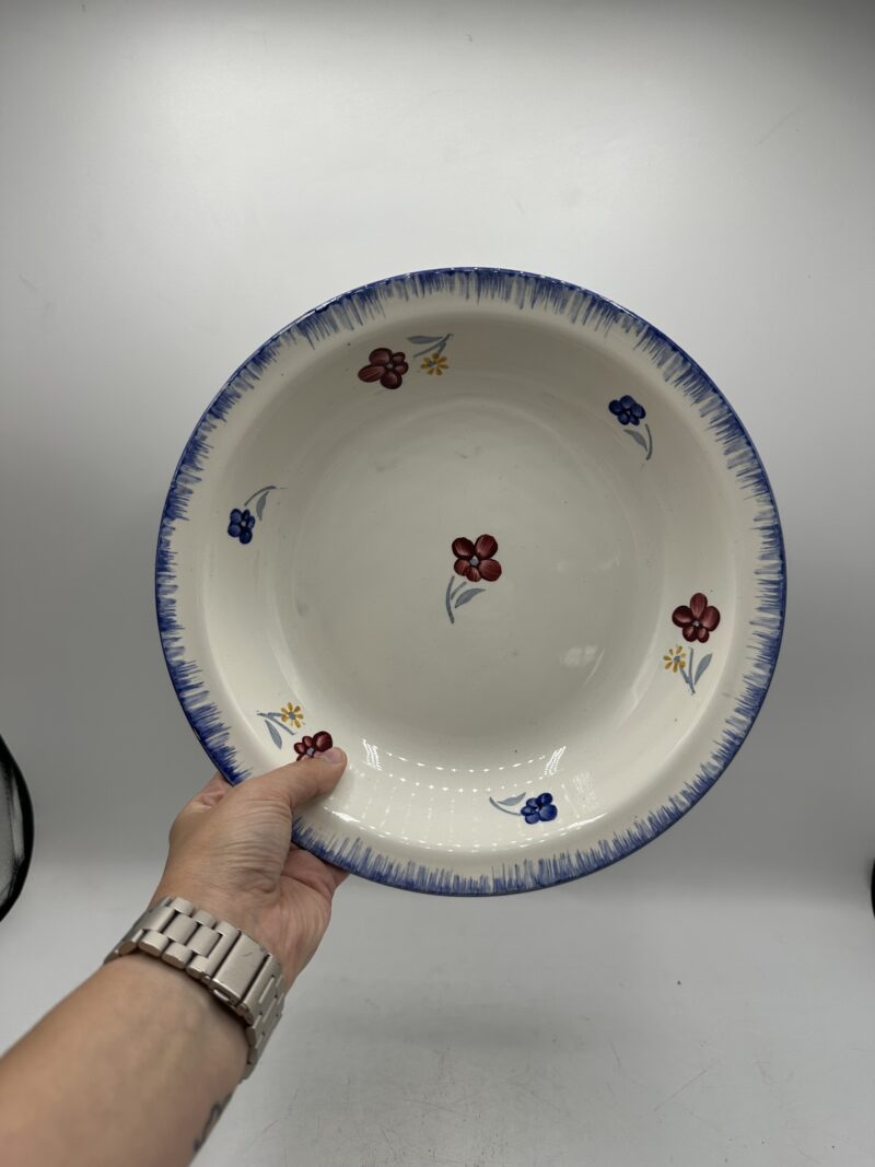Plat rond creux Mary Lou Digoin Sarreguemines – Image 6