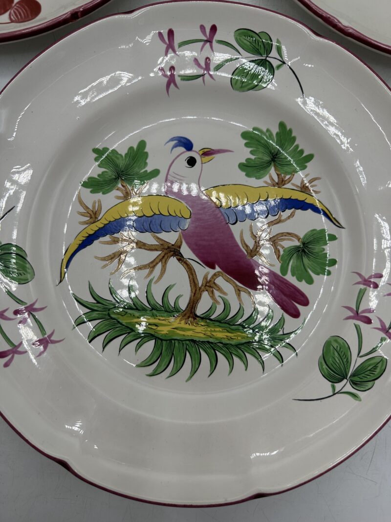 3 assiettes décoratives St Clément en faïence – Image 3
