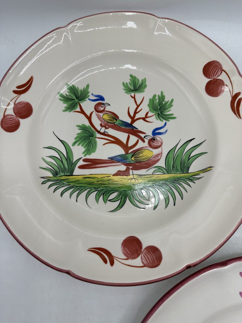 3 assiettes décoratives St Clément en faïence – Image 5