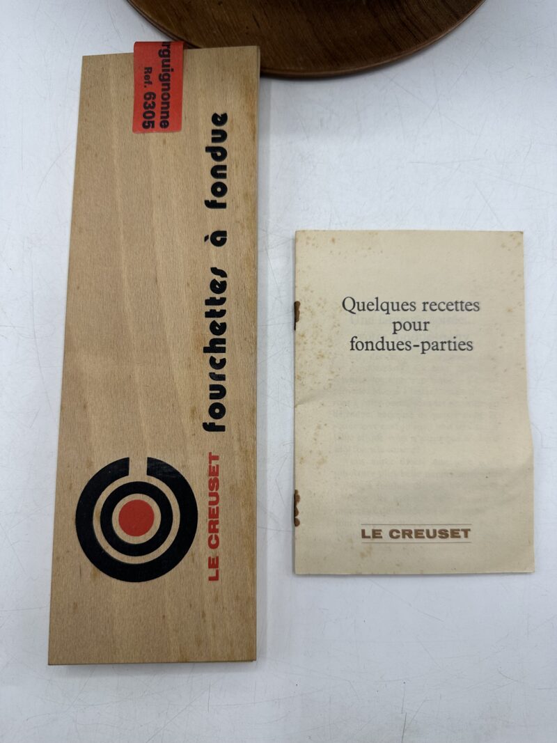 Service fondue Le Creuset vintage – Image 3