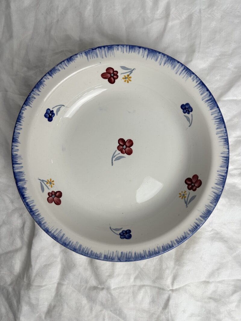 Plat rond creux Mary Lou Digoin Sarreguemines