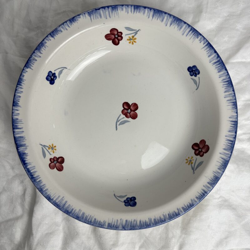Plat rond creux Mary Lou Digoin Sarreguemines