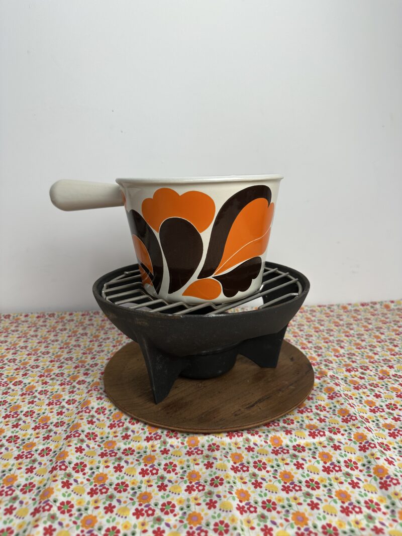 Service fondue Le Creuset vintage