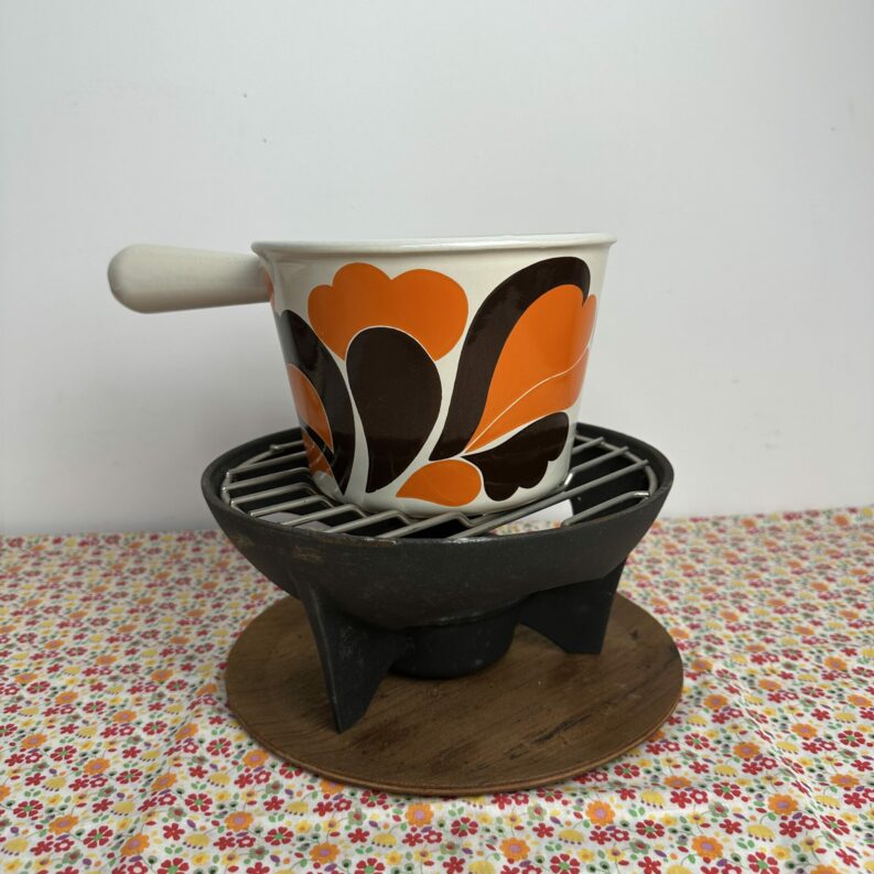 Service fondue Le Creuset vintage