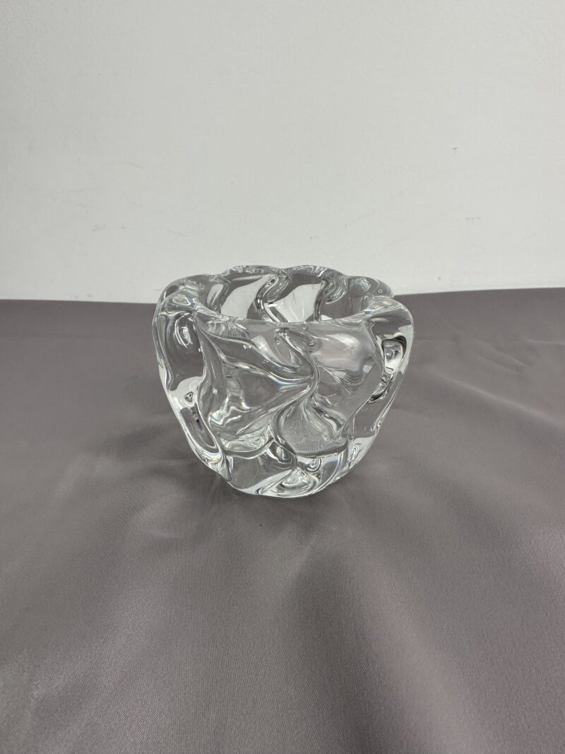 Petit vase ou vide poche Cristal Daum France