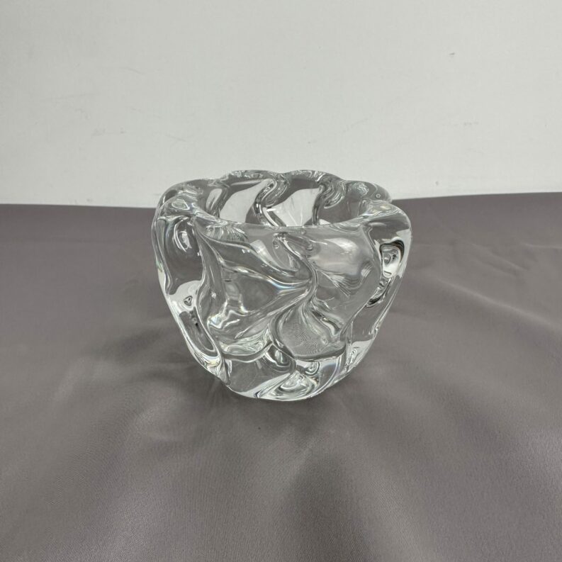 Petit vase ou vide poche Cristal Daum France