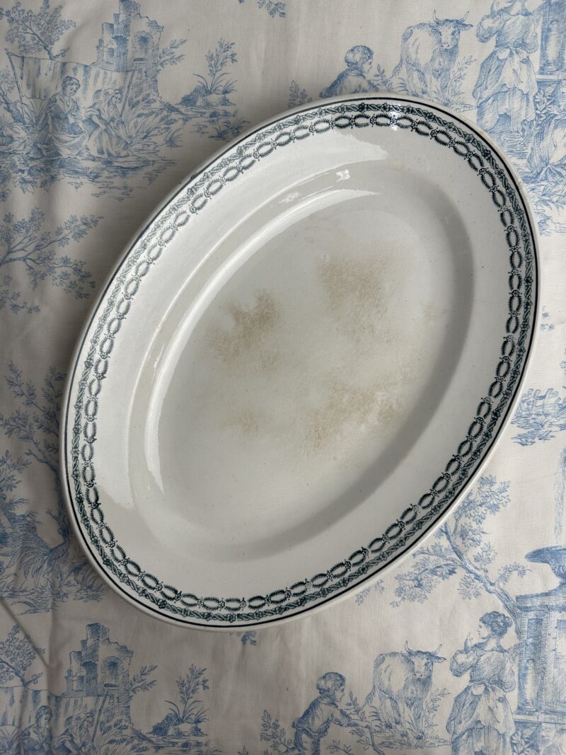Plat de présentation ancien St Amand
