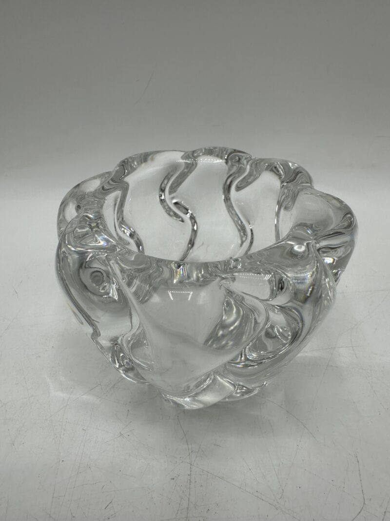 Petit vase ou vide poche Cristal Daum France – Image 4