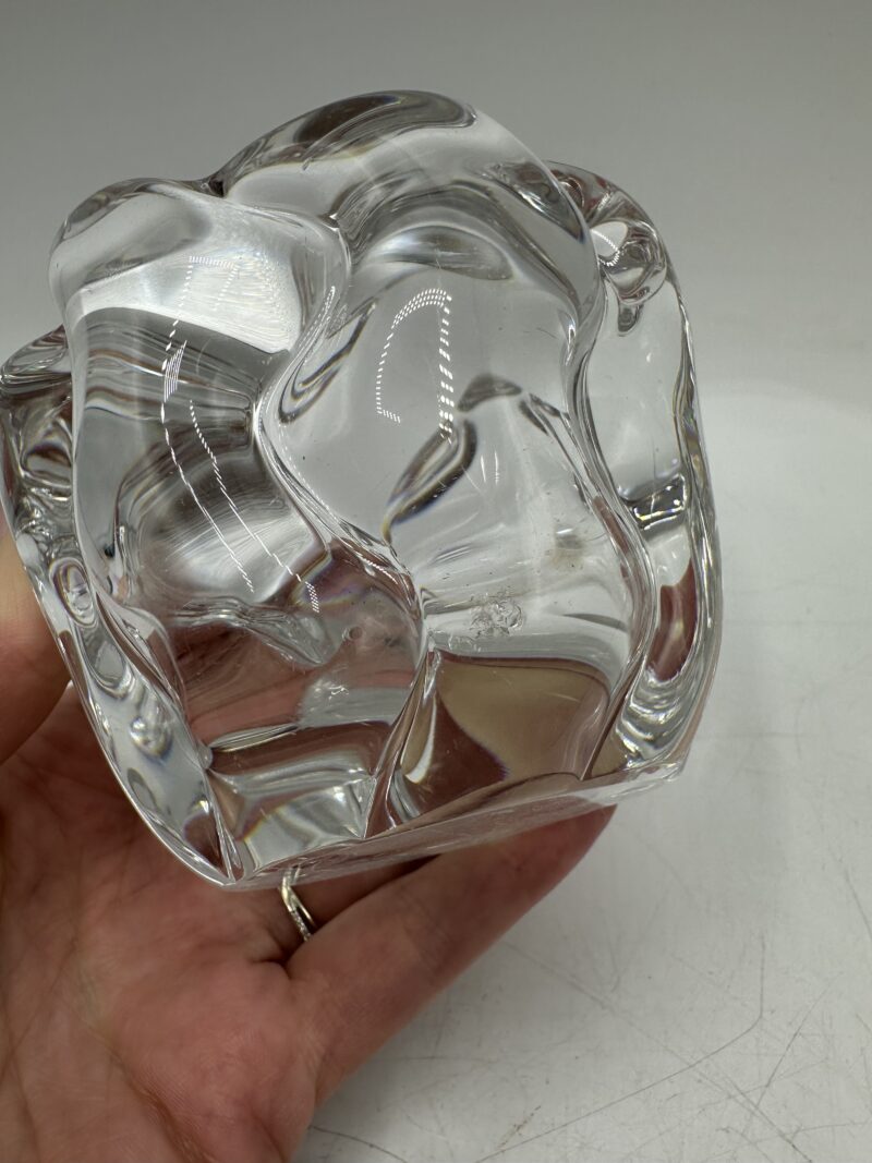 Petit vase ou vide poche Cristal Daum France – Image 5
