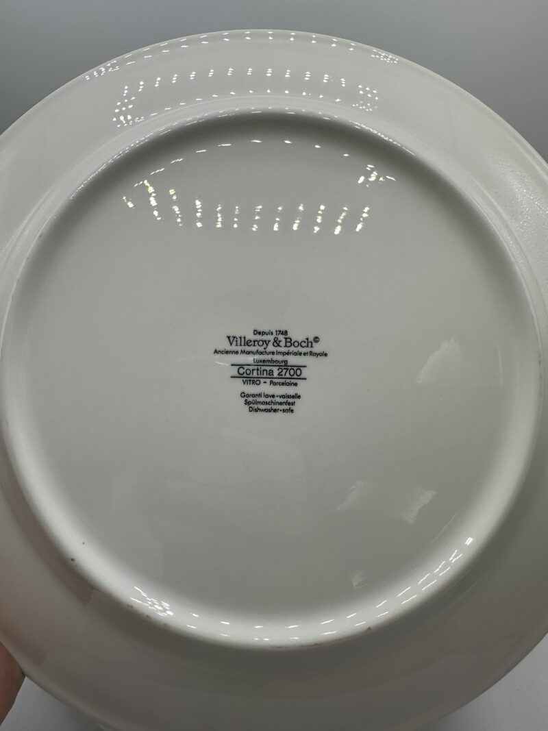 Ensemble 5 assiettes plates Cortina 2700 Villeroy et Boch – Image 5