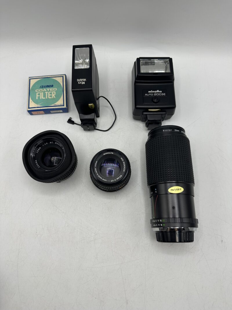 Appareil photo Minolta X300 avec objectifs – Image 6