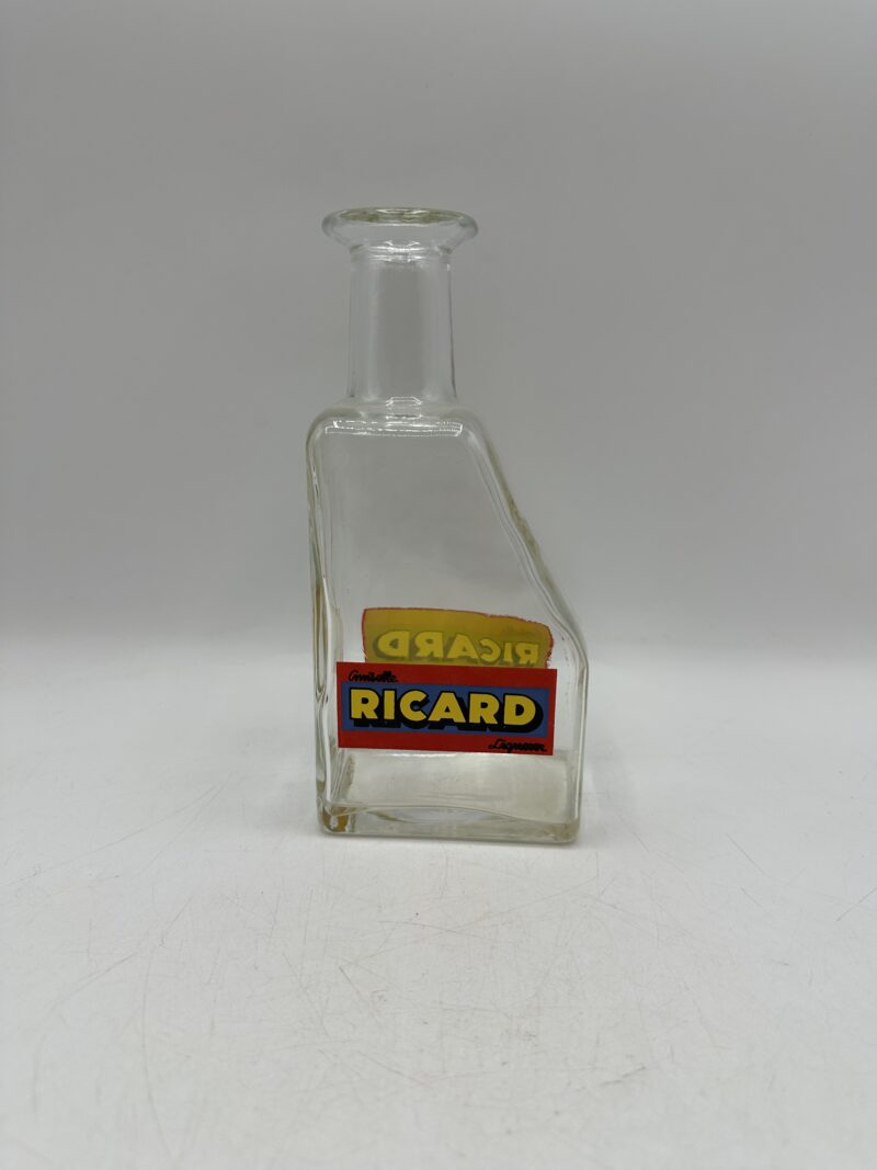 Carafe en verre vintage Ricard Anisette – Image 3