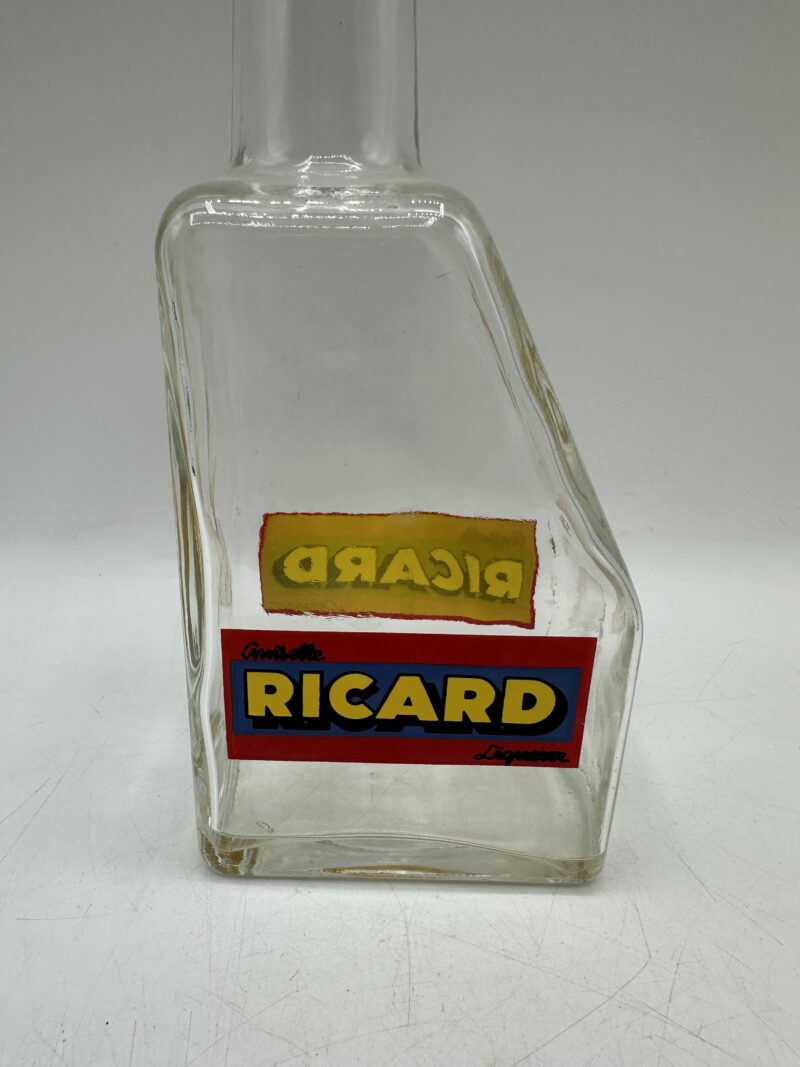Carafe en verre vintage Ricard Anisette – Image 4