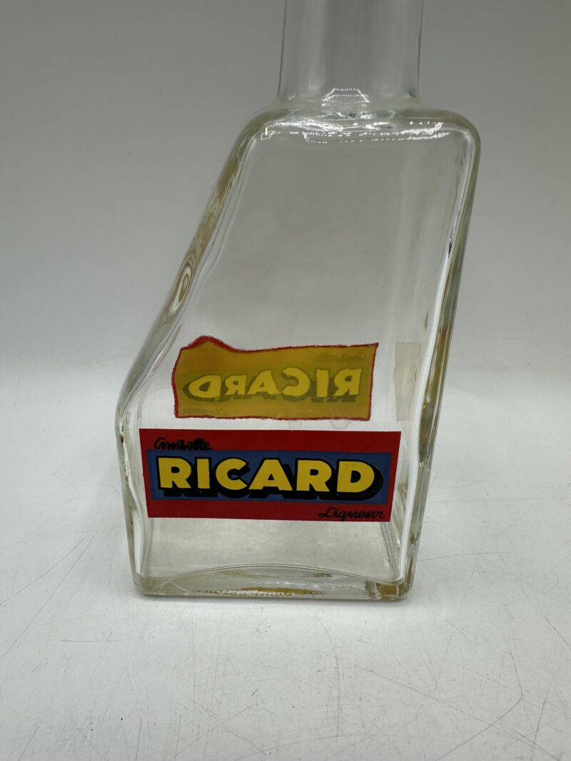 Carafe en verre vintage Ricard Anisette – Image 5