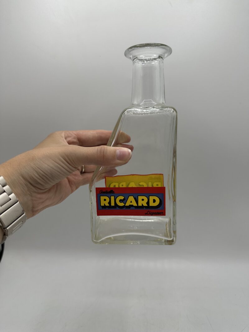 Carafe en verre vintage Ricard Anisette – Image 9