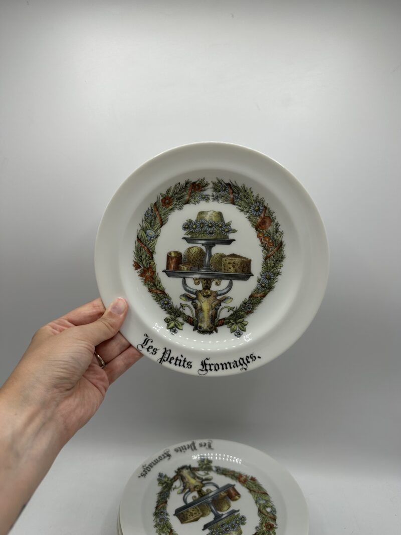 Assiettes à fromage en porcelaine d'Auteuil Limoges – Image 4