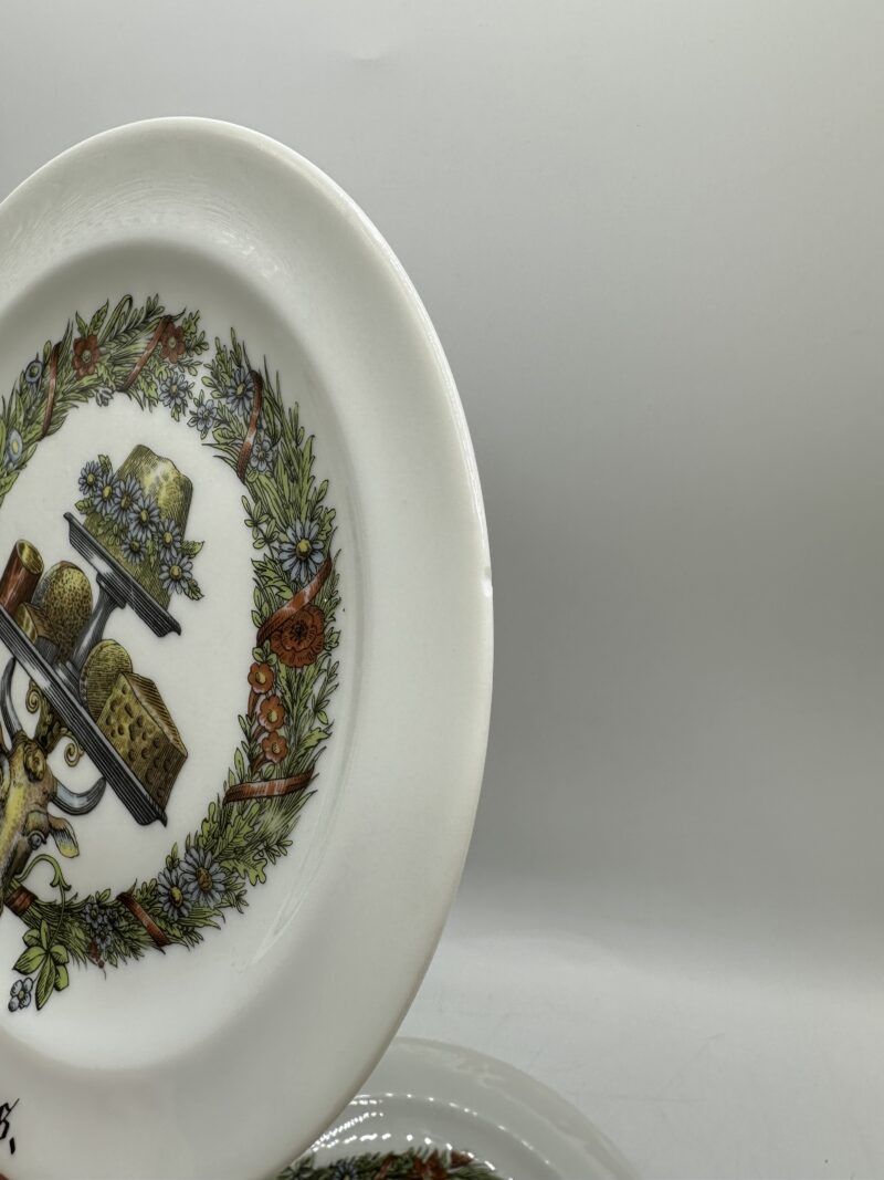 Assiettes à fromage en porcelaine d'Auteuil Limoges – Image 9