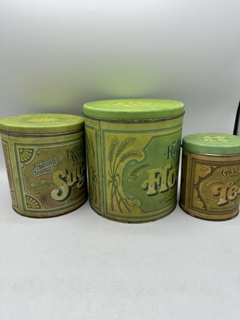 Ensemble boites de cuisine en métal années 1979 – Image 9