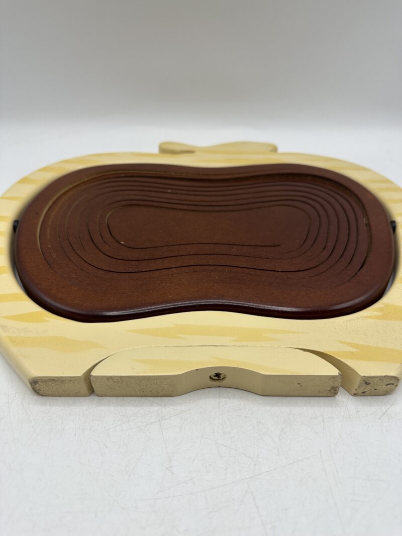 Corbeille à fruit pomme vintage en bois – Image 10