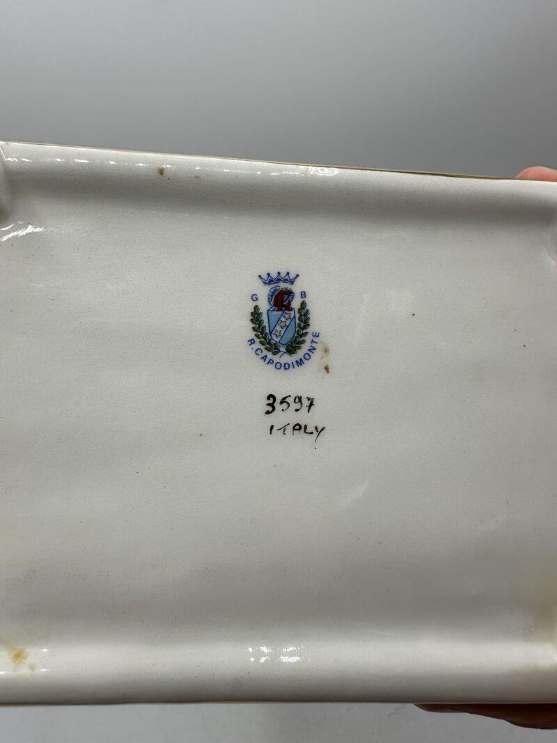 Boite en porcelaine Capodimonte Italy – Image 8