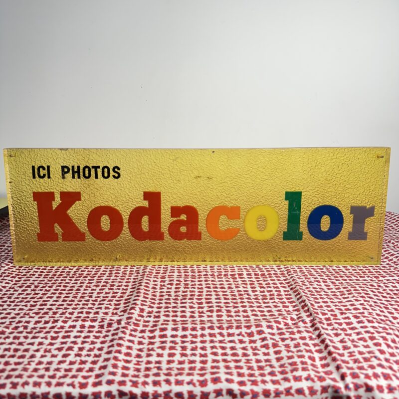Plaque publicitaire originale Kodacolor années 70