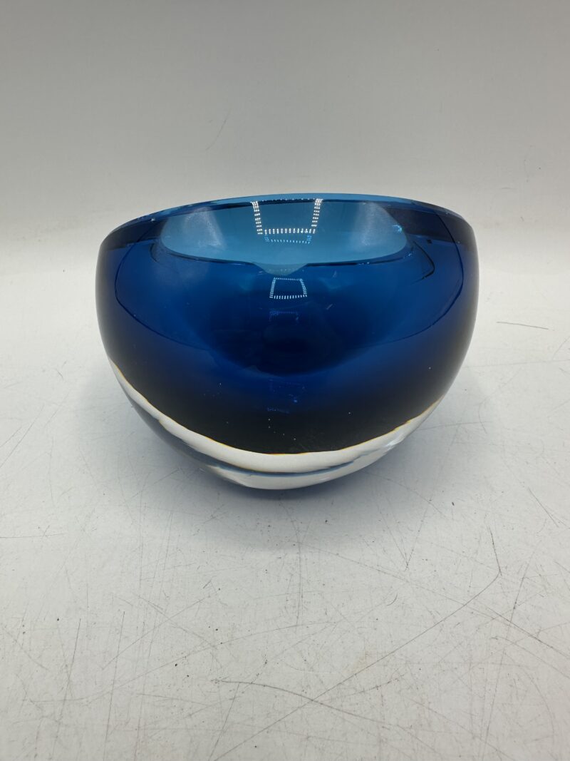Cendrier en cristal St Louis Sommerso demi-sphère – Image 5