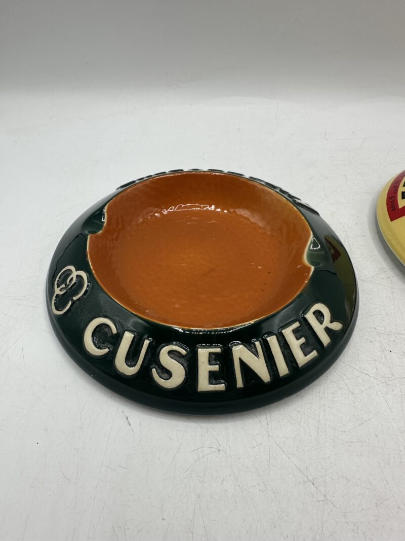 Lot de 2 cendriers publicitaires vintage Suze et Cusenier – Image 4