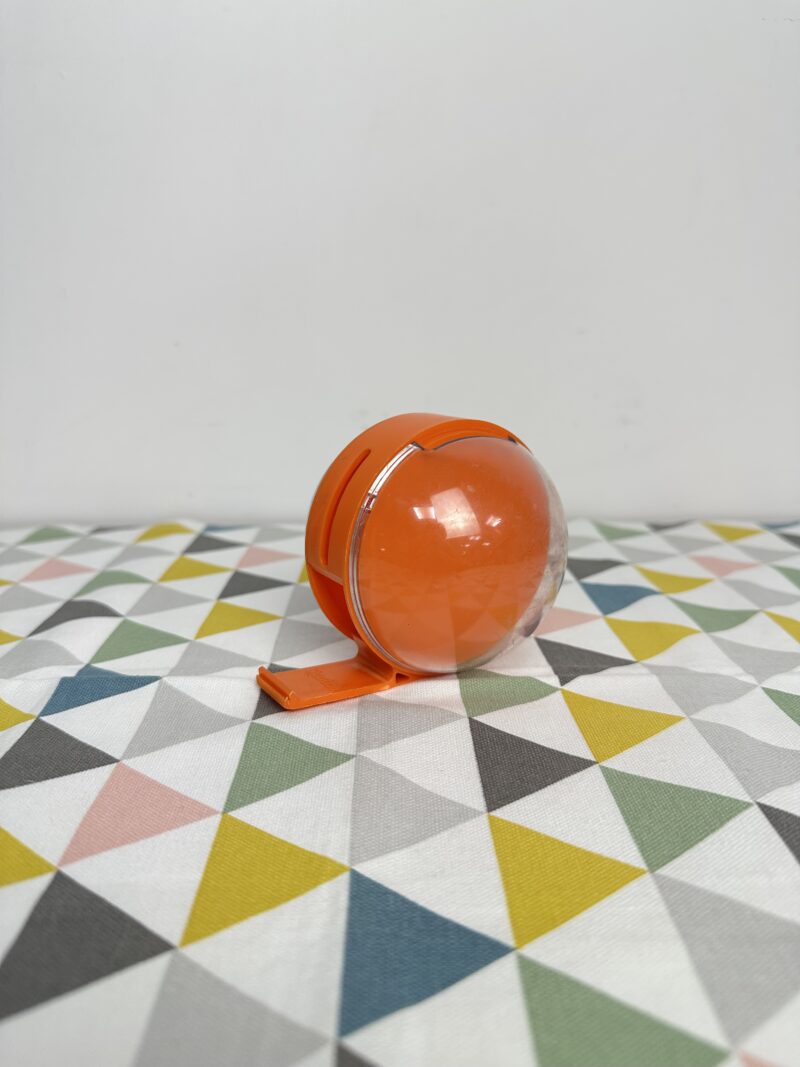 Dévidoir de scotch vintage orange années 70