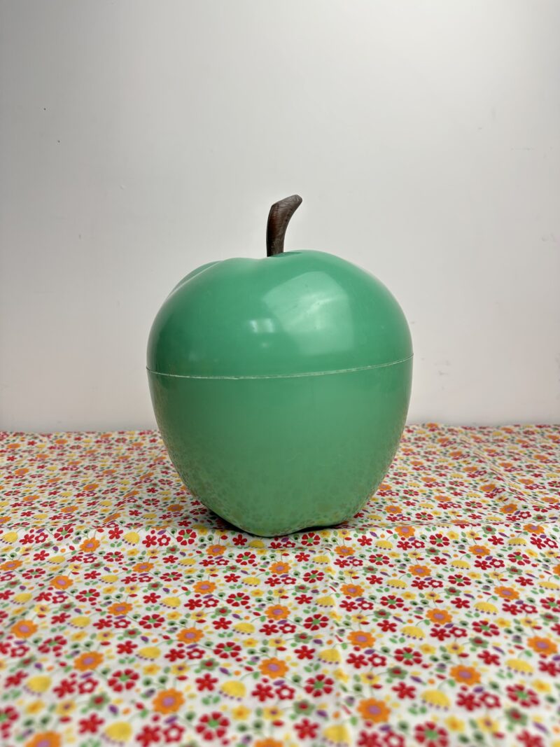 Seau à glaçons pomme verte vintage