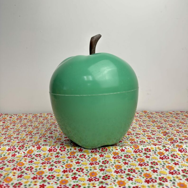Seau à glaçons pomme verte vintage