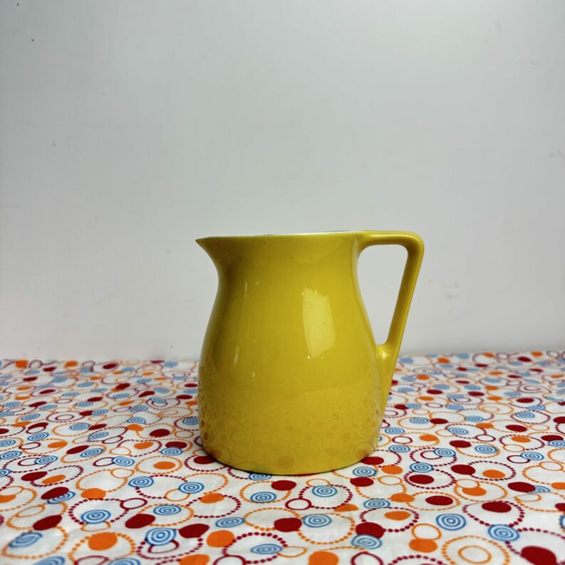 Petit pichet jaune Lunéville ancien