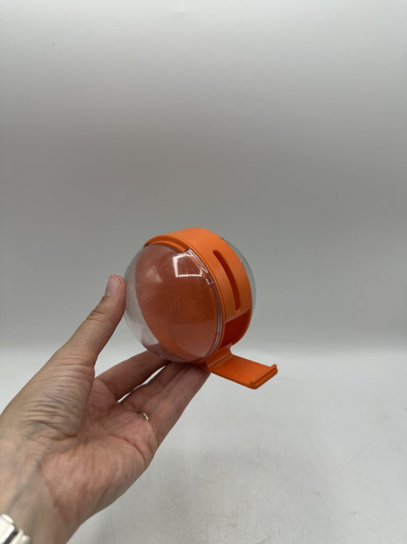 Dévidoir de scotch vintage orange années 70 – Image 2
