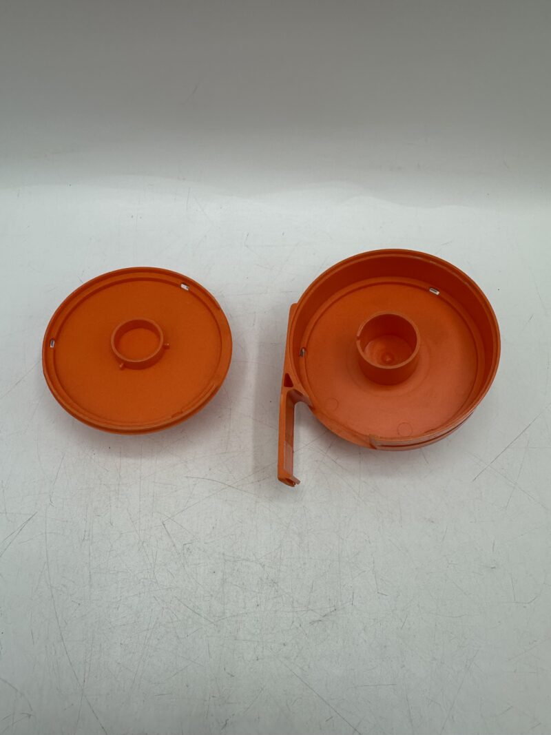 Dévidoir de scotch vintage orange années 70 – Image 9