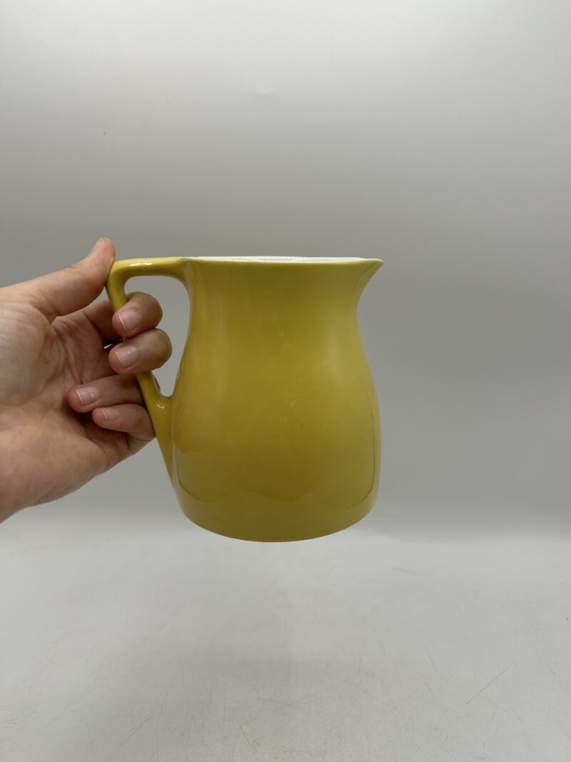 Petit pichet jaune Lunéville ancien – Image 2