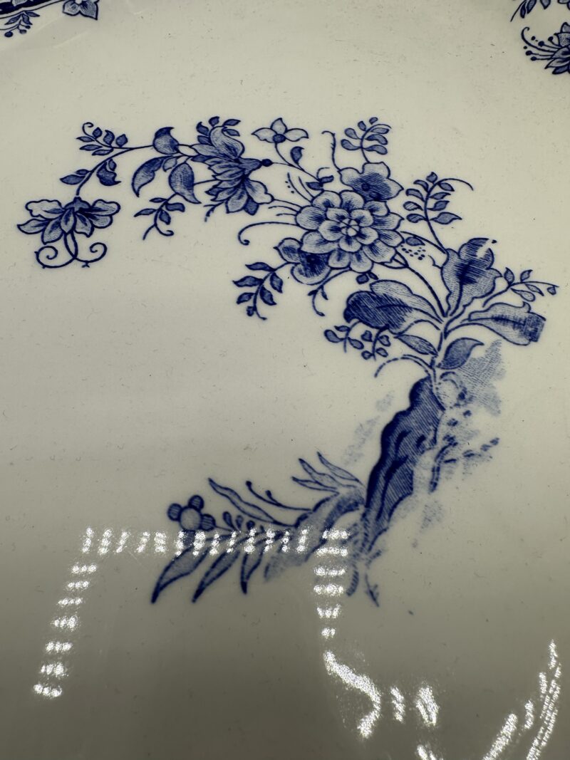 Plat de présentation ancien ovale Gien modèle Delft – Image 6