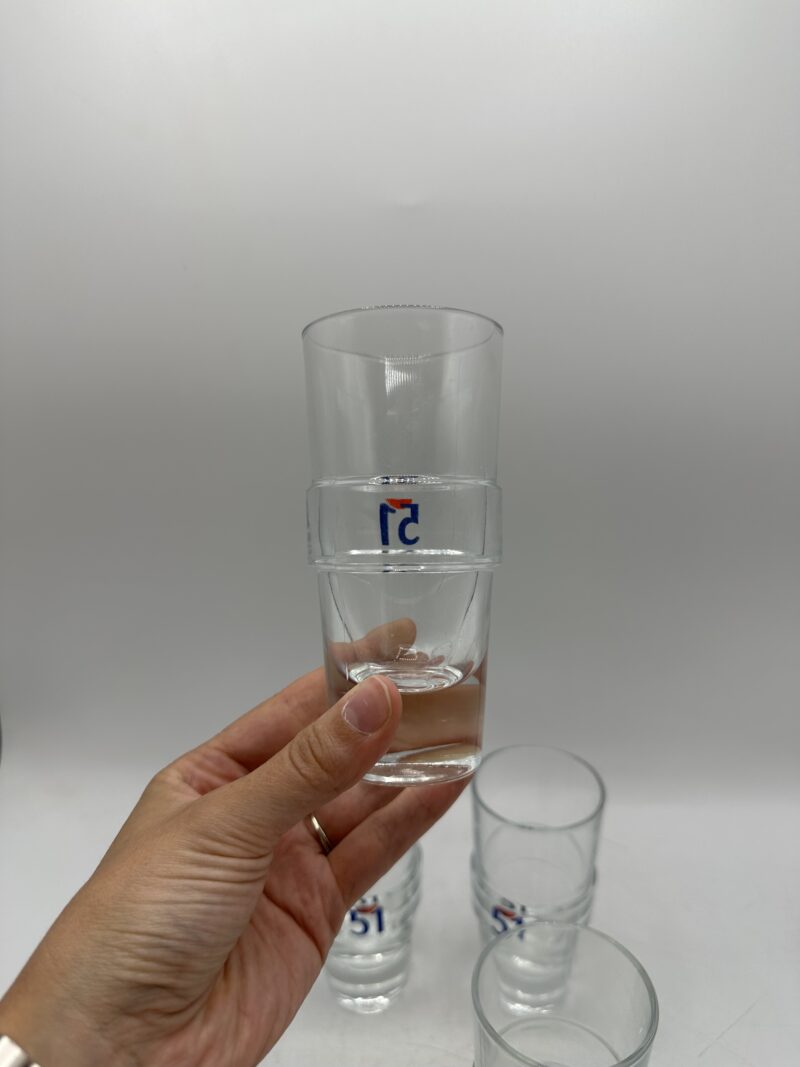 Lot de 4 verres 51 vintage – Image 6