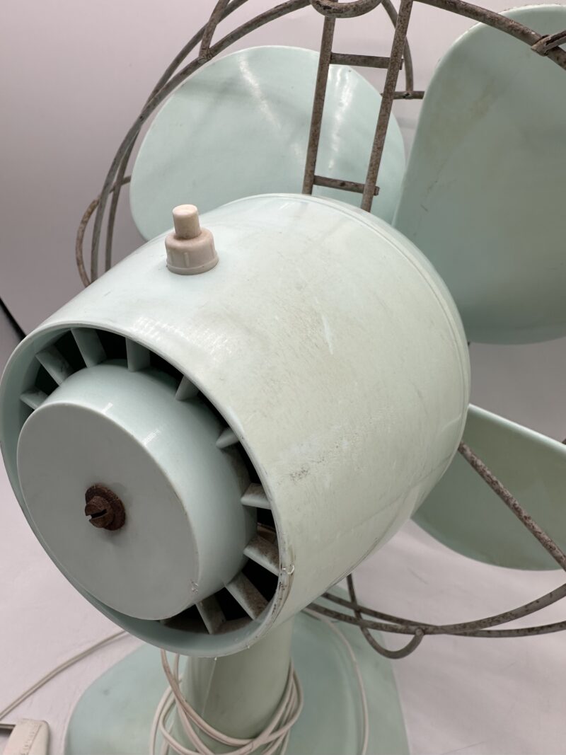 Ventilateur Calor Bivolt vert d'eau vintage – Image 7