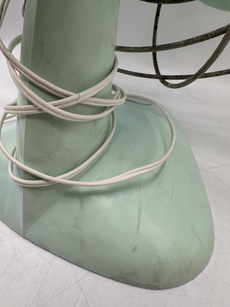 Ventilateur Calor Bivolt vert d'eau vintage – Image 9