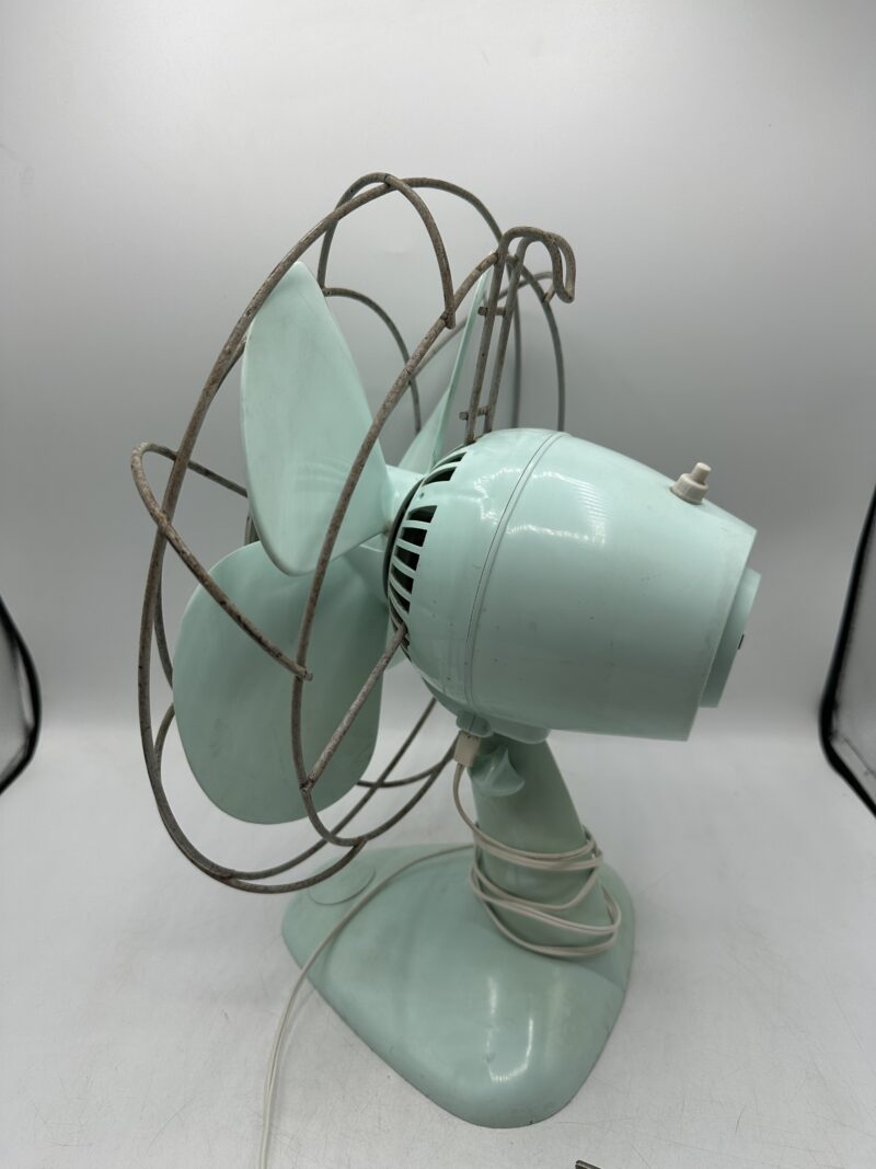 Ventilateur Calor Bivolt vert d'eau vintage – Image 12