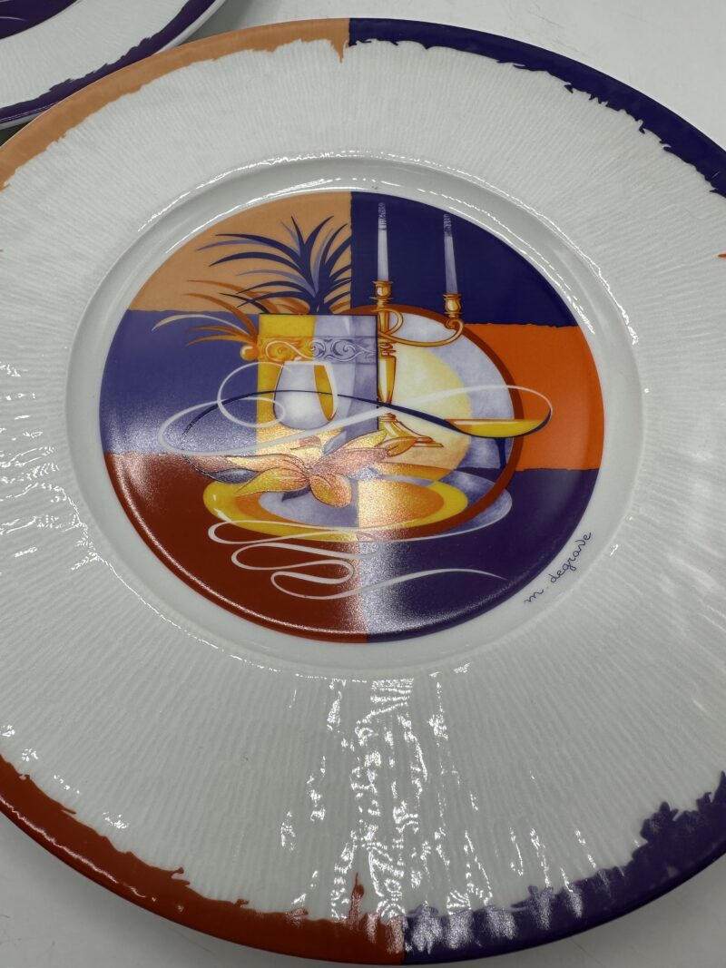 Duo de grandes assiettes Yves Deshoulières Apicius – Image 6