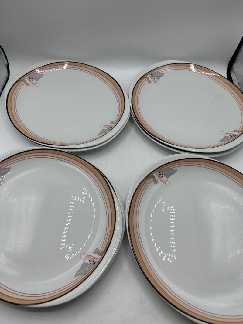 Lot de 8 assiettes vintage Saturnia Sarreguemines – Image 7