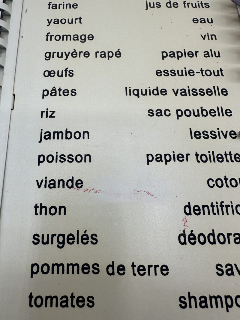 Mémo liste de courses vintage en métal – Image 3