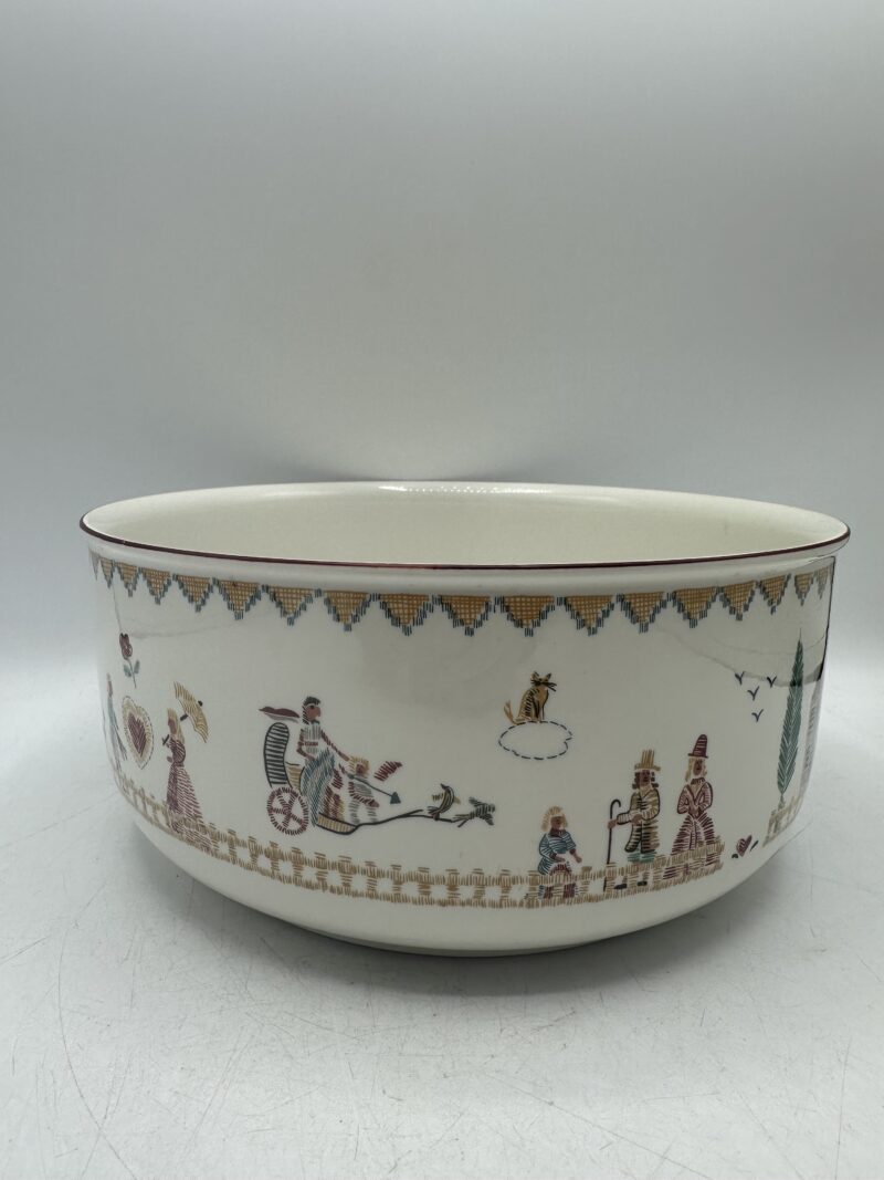 Saladier ou plat ancien Villeroy & Boch American Sampler – Image 5