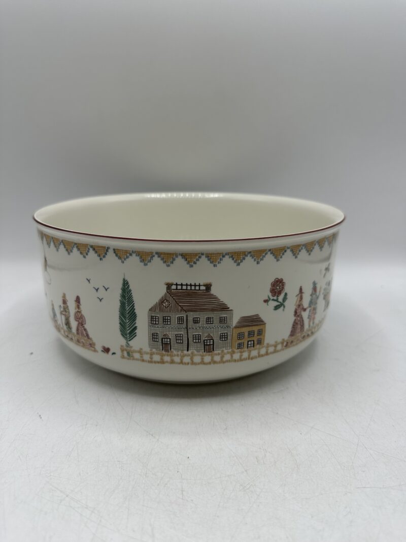 Saladier ou plat ancien Villeroy & Boch American Sampler – Image 6