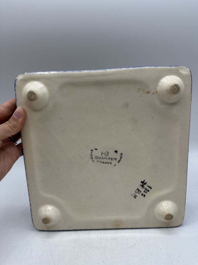 Dessous de plat fleuri Henriot Quimper – Image 7